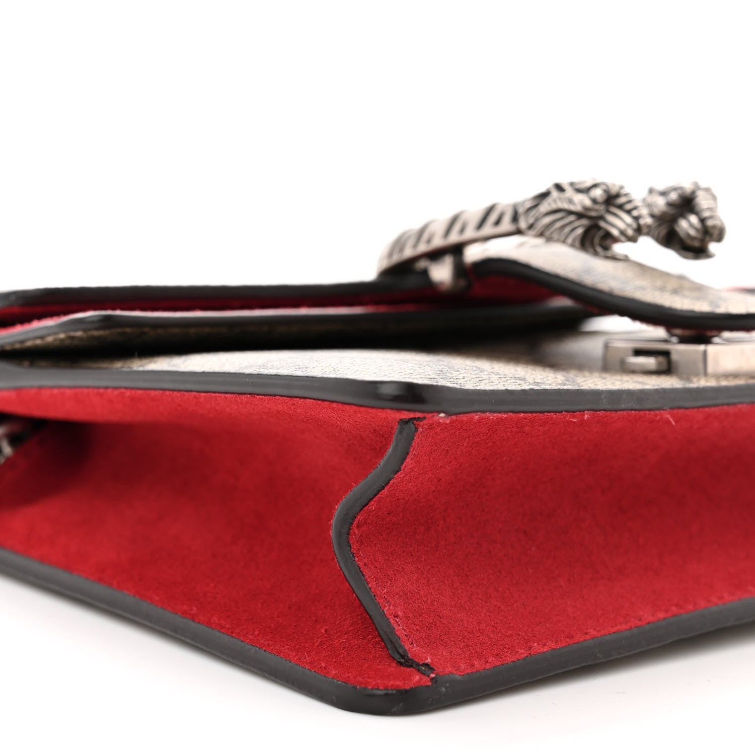 Gucci GG Supreme Monogram Mini Dionysus Shoulder Bag Hibiscus Red 9 of 12