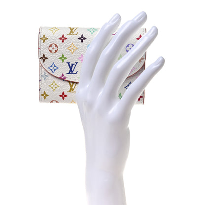Louis Vuitton LV X TM Monogram Multicolor Rosalie Coin Purse White Kawaii Pink 2 of 7