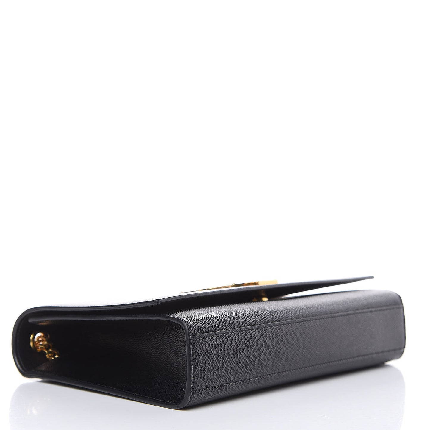 Grain De Poudre Medium Classic Monogram Kate Satchel Black