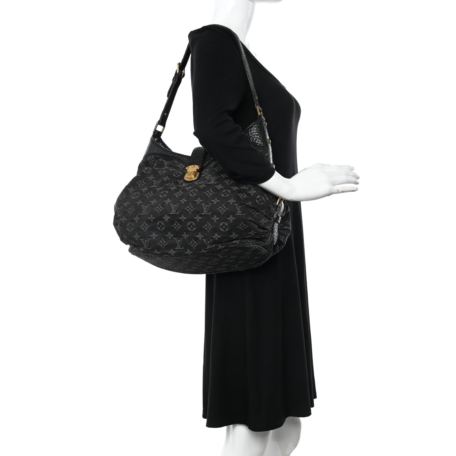 Louis Vuitton Denim Mahina XS Black 2 of 11