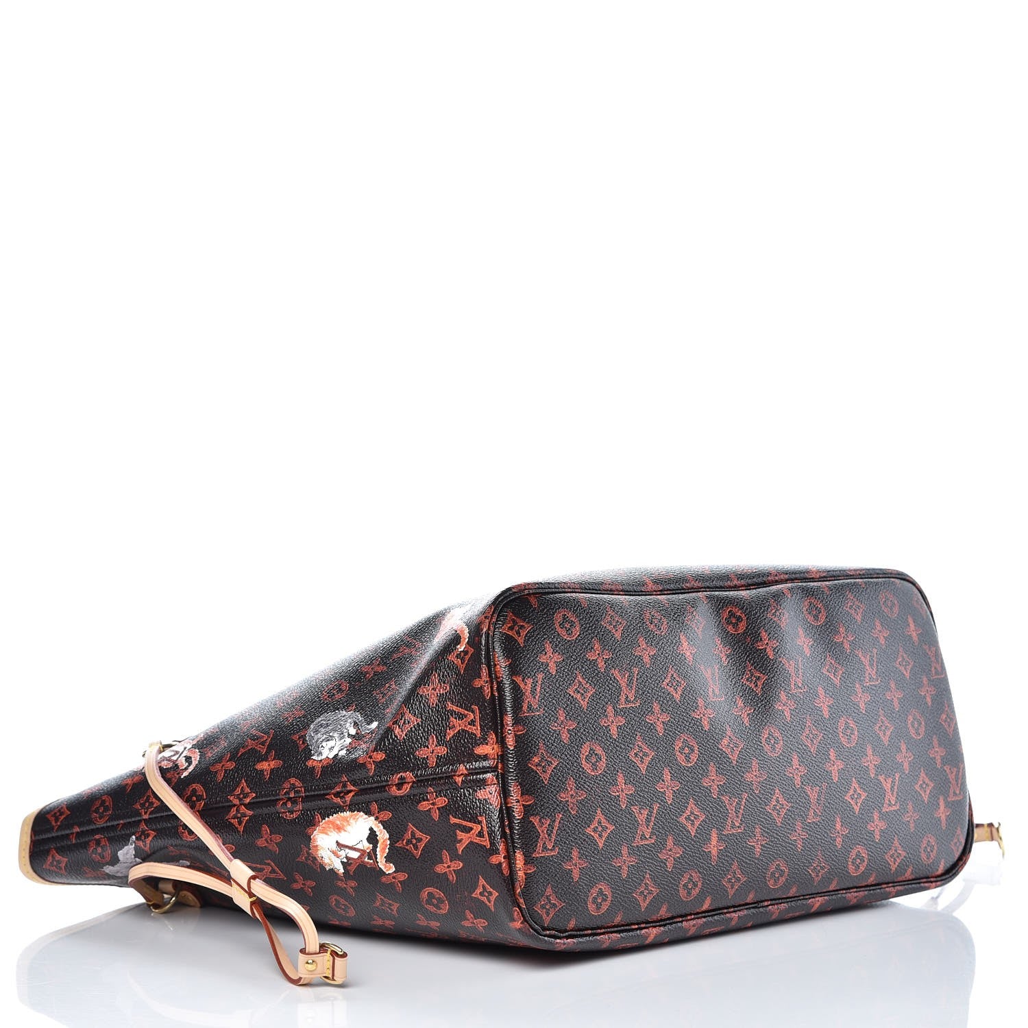 Louis Vuitton Catogram Neverfull MM Marron 5 of 8