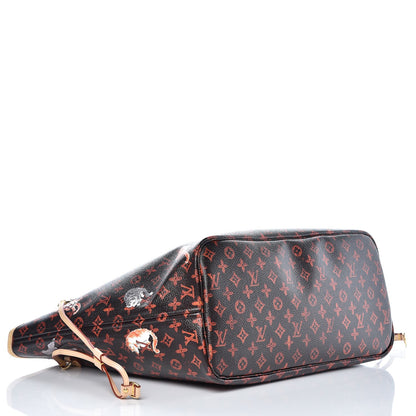 Louis Vuitton Catogram Neverfull MM Marron 5 of 8