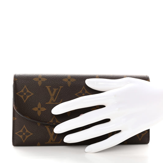 Monogram Emilie Wallet Rose Ballerine