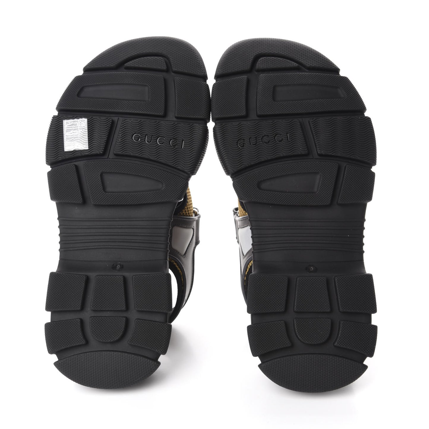 X SEGA Nappa Mesh Mens Aguru Sandals 9 Loess Black