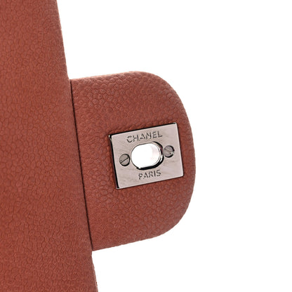 Chanel Iridescent Caviar Quilted Clutch With Chain Flap Light Brown 8 of 12