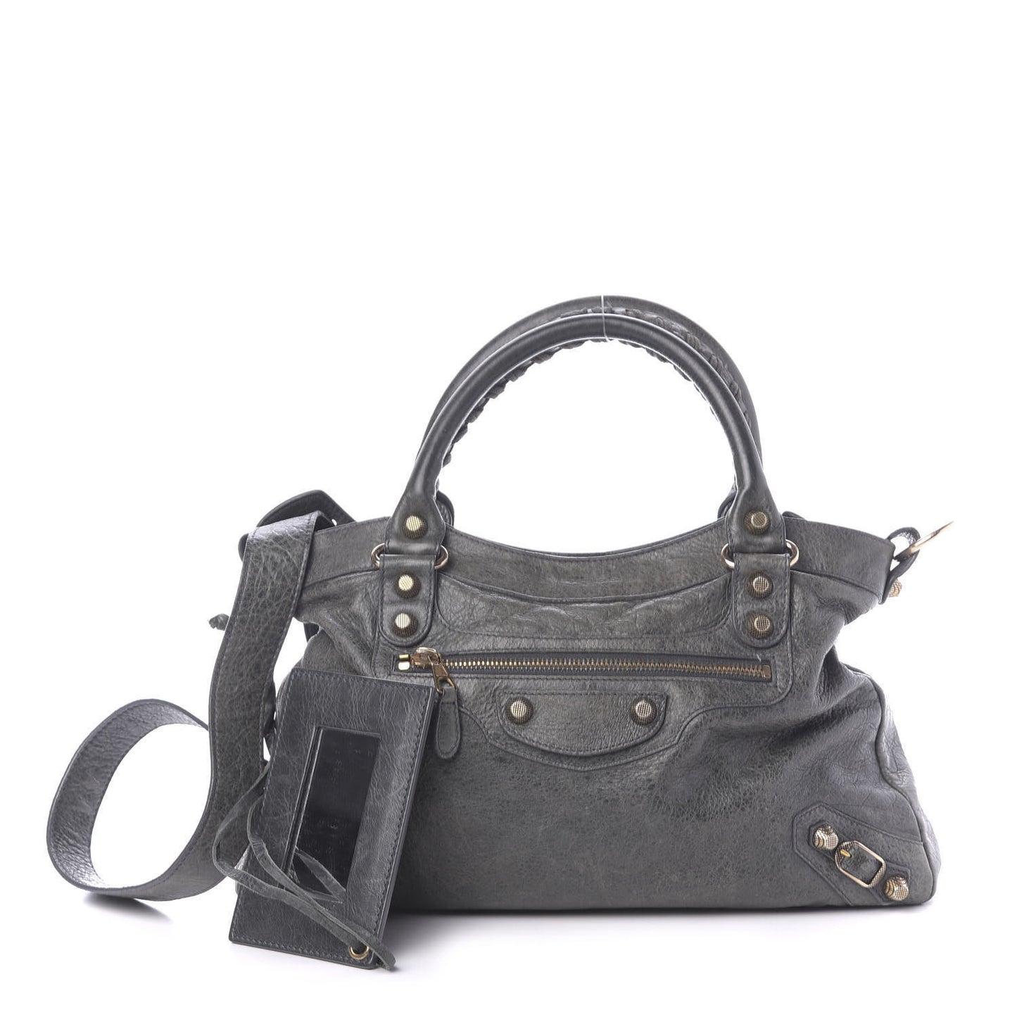 Agneau Giant 12 Rose Gold Hardware Town Anthracite