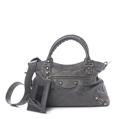 Balenciaga Agneau Giant 12 Rose Gold Hardware Town Anthracite 1 of 12