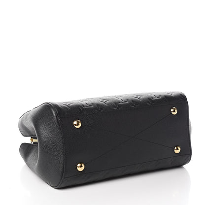 Louis Vuitton Empreinte Montaigne MM Black 3 of 9