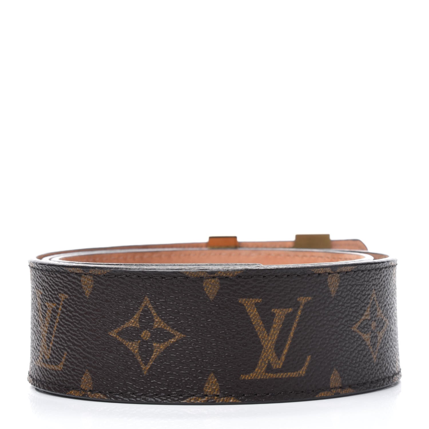 Louis Vuitton Monogram 40mm LV Initiales Belt 80 32 2 of 12