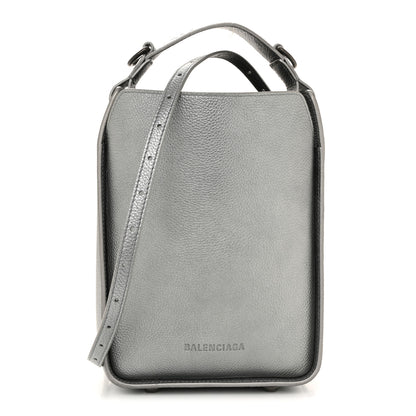 Balenciaga Metallic Calfskin XS Tool 2.0 North-South Tote Silver 1 of 14
