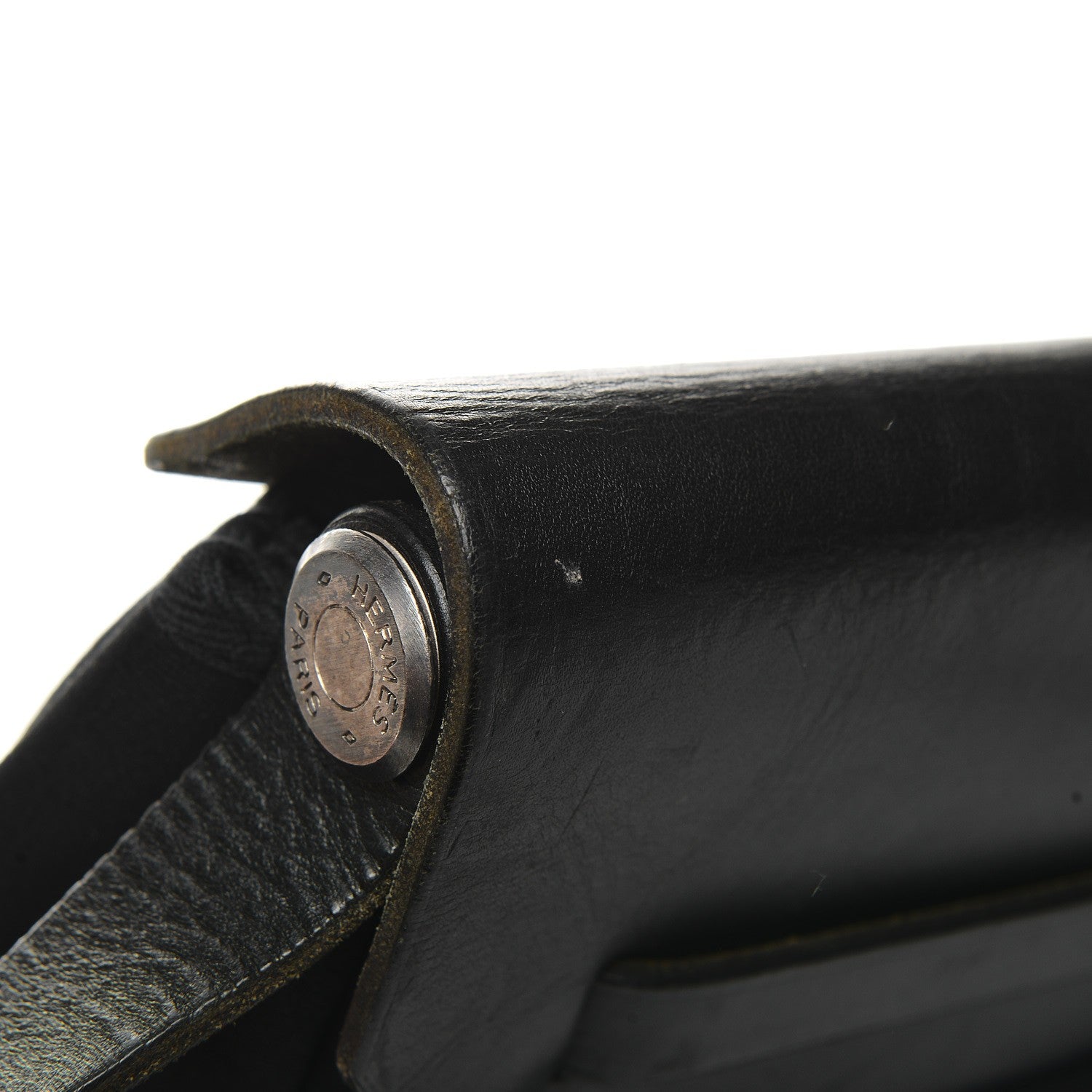 Hermes Toile Vache Calfskin Herbag 39 MM Black 24 of 24