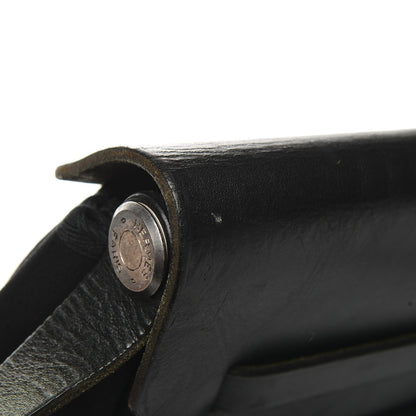 Hermes Toile Vache Calfskin Herbag 39 MM Black 24 of 24