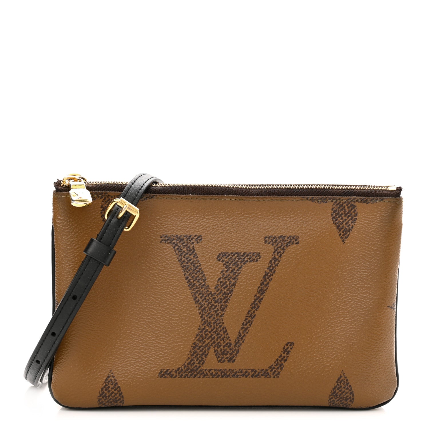 Louis Vuitton Reverse Monogram Giant Double Zip Pochette 1 of 12