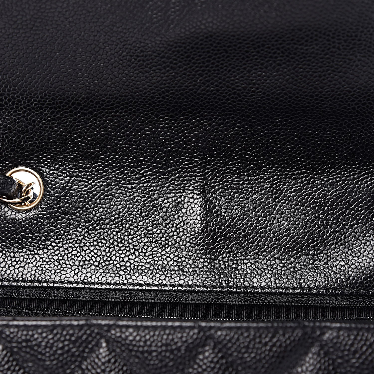 Chanel Caviar Quilted Jumbo Single Flap Black 7 of 12