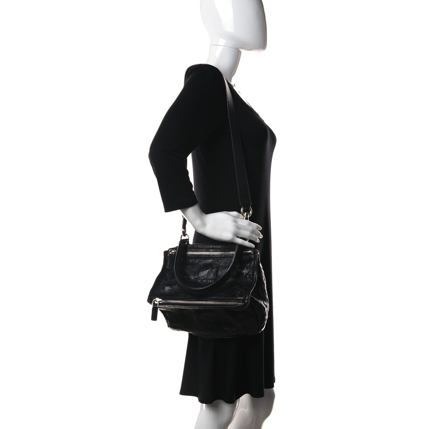 Tumbled Sheepskin Small Pandora Black