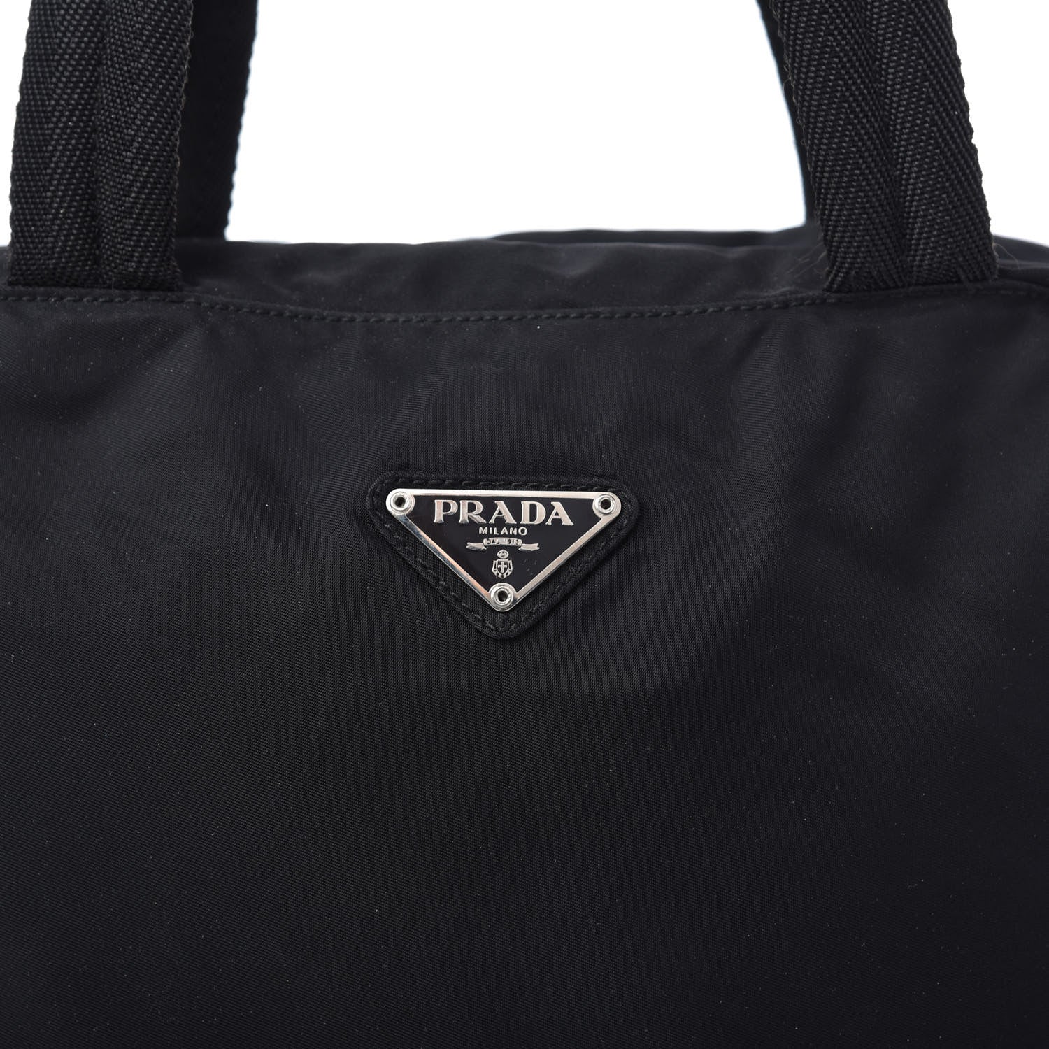 Prada Tessuto Nylon Shoulder Bag Black 10 of 10