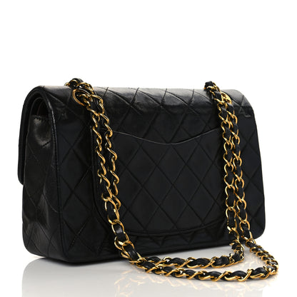 Chanel Lambskin Quilted Small Double Flap Black 3 of 10