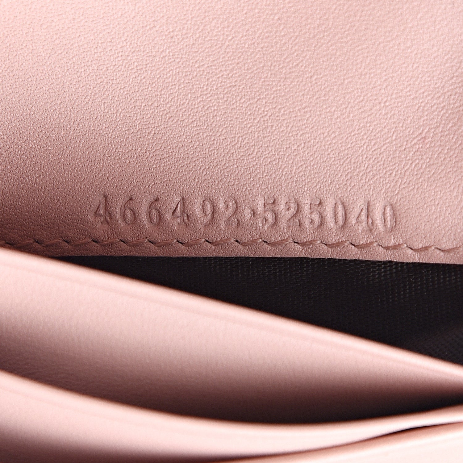 Gucci Calfskin Matelasse GG Marmont Card Case Wallet Perfect Pink 6 of 7