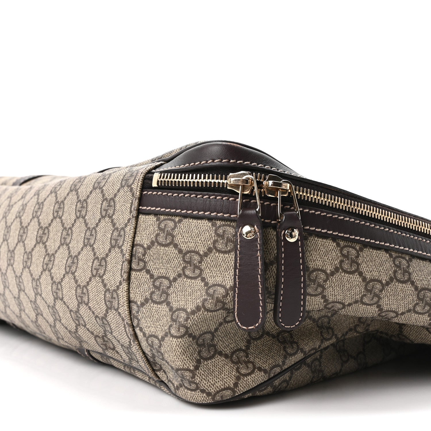 Gucci GG Supreme Monogram Medium Double Handle Briefcase Dark Brown 10 of 10