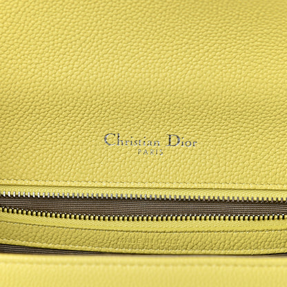 Christian Dior Grained Calfskin Medium Diorama Flap Bag Acacia Yellow 5 of 12
