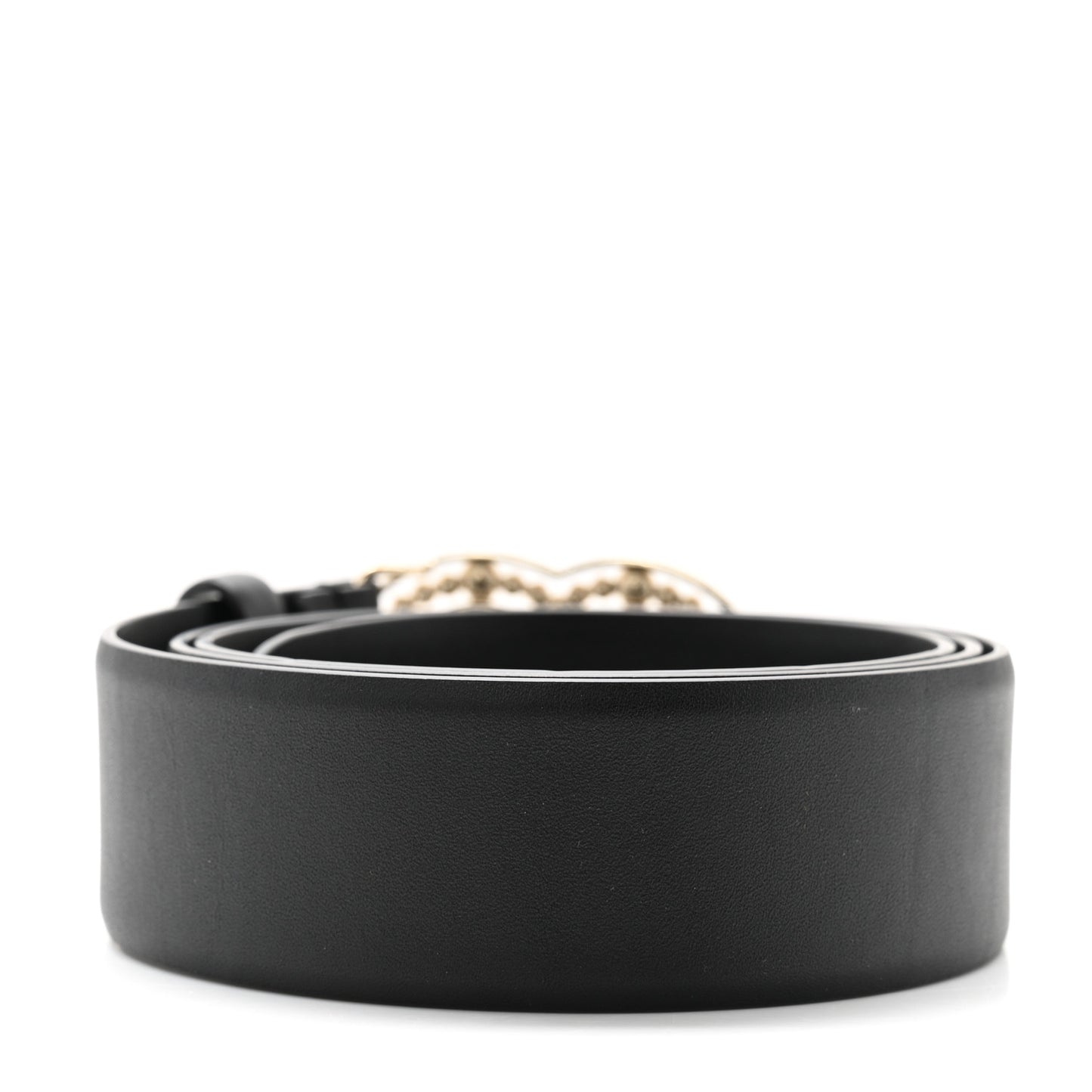 Pearl Crystal Sparkling Pearls CC Belt 85 34 Black