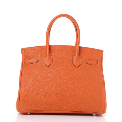 Hermes Togo Birkin 30 Orange 4 of 31