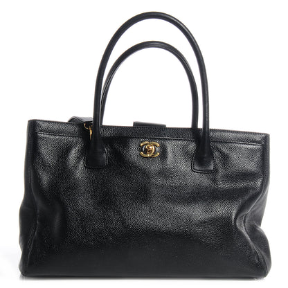 Chanel Calfskin Cerf Shopper Tote Black 1 of 10