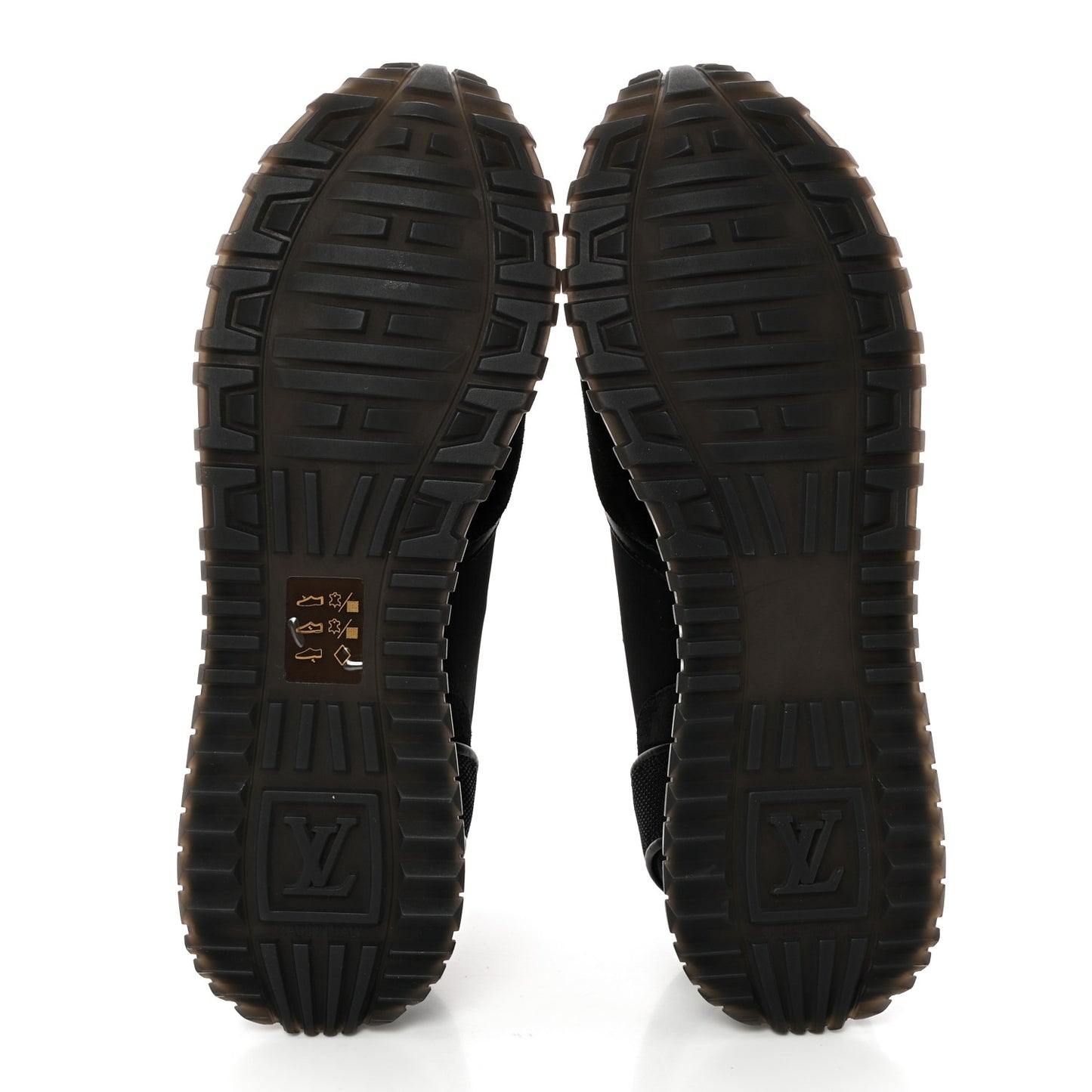 Calfskin Run Away Sneakers 39 Black