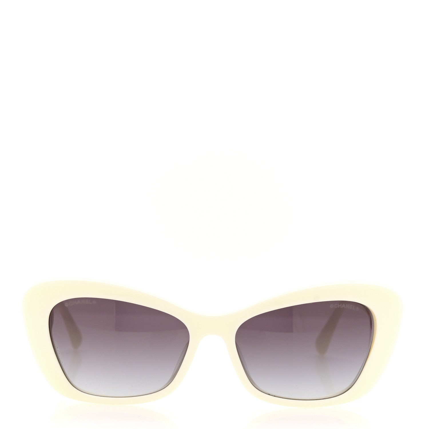 Chanel Acetate Pearl Cat Eye CC Sunglasses 5481-H-A White 3 of 7