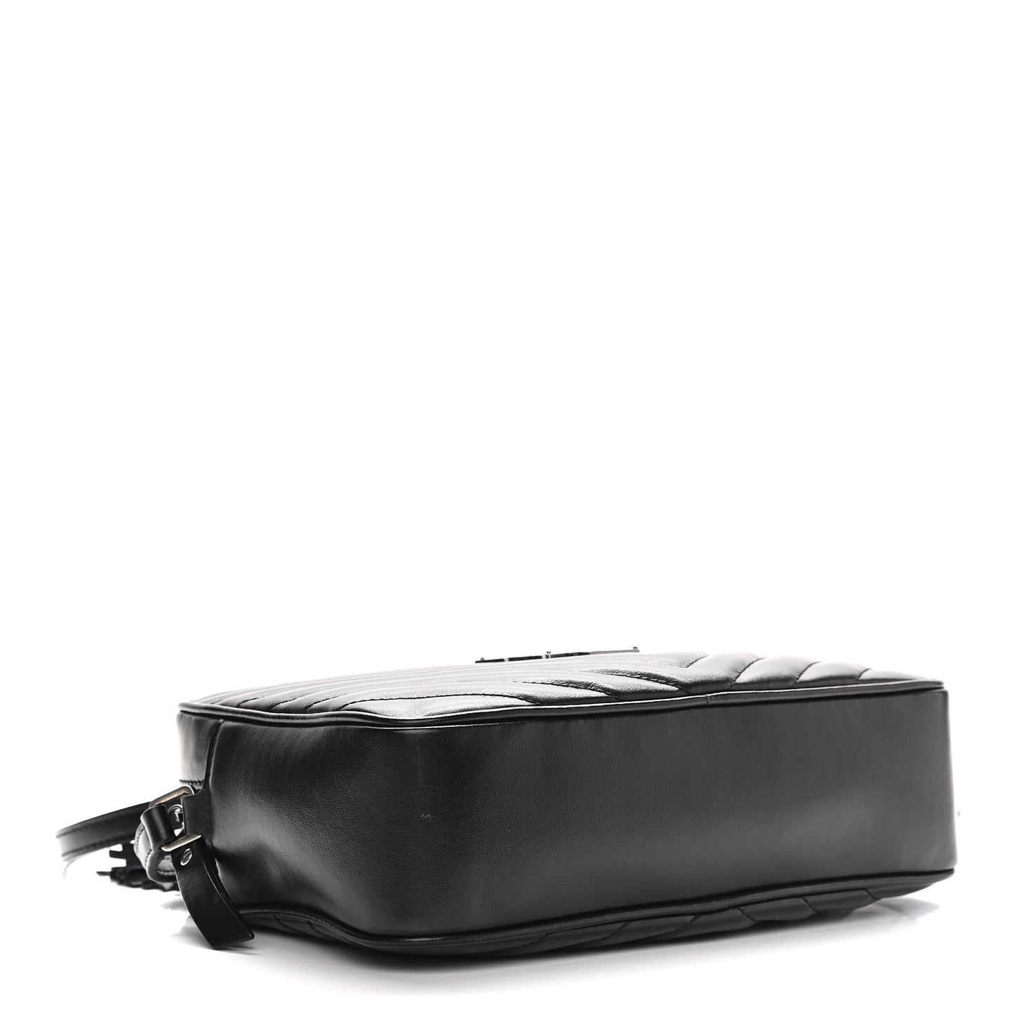 Calfskin Matelasse Monogram Lou Camera Bag Black