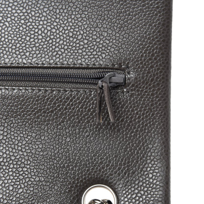Chanel Caviar Quilted Maxi Double Flap Grey 8 of 14