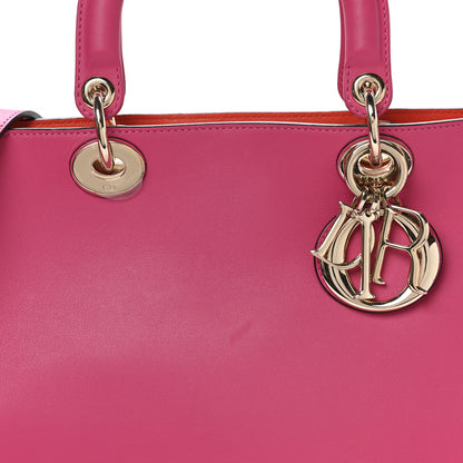 Christian Dior Smooth Calfskin Large Diorissimo Tote Fuchsia 10 of 12