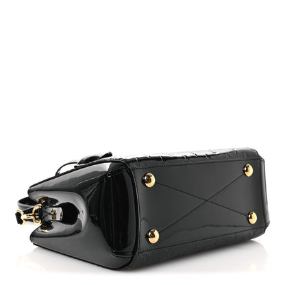 Louis Vuitton Vernis Montaigne BB Black 4 of 11