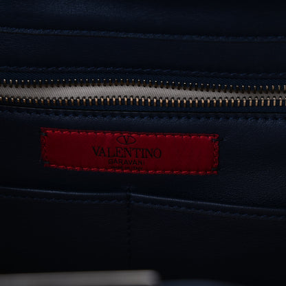 Valentino Garavani Vitello Medium Rockstud Tote Marine 5 of 11