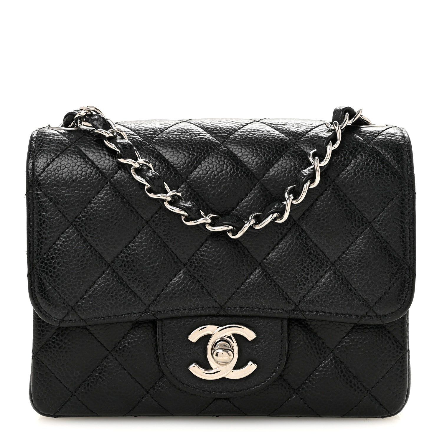 Chanel Caviar Quilted Mini Square Flap Black 1 of 14