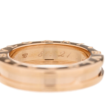 Bulgari 18K Rose Gold B.Zero1 One-Band Ring 50 5.25 5 of 7