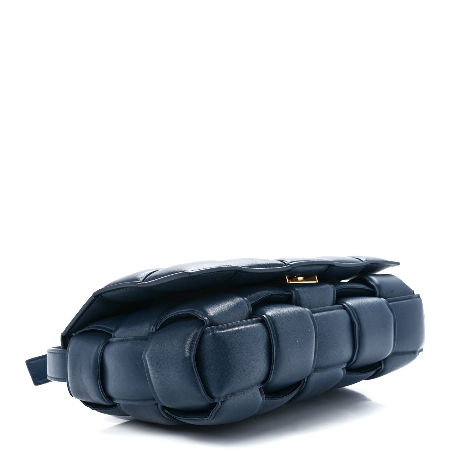 Nappa Maxi Intreccio Padded Cassette Crossbody Bag Cruise