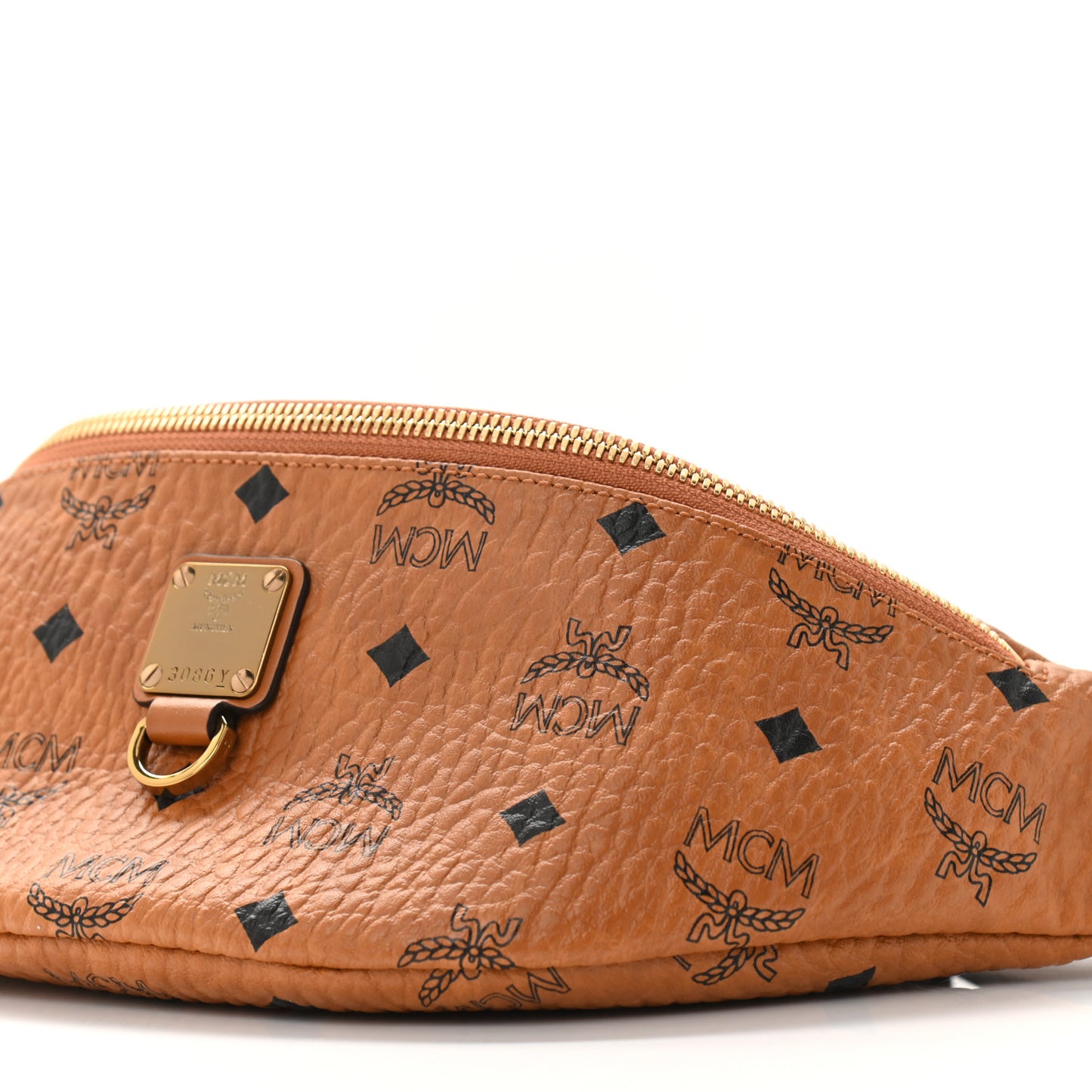 Visetos Medium Fusten Belt Bag Cognac