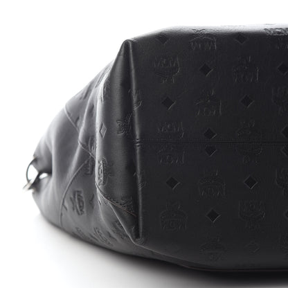 MCM Calfskin Ottomar Monogram Large Klara Hobo Black 5 of 7
