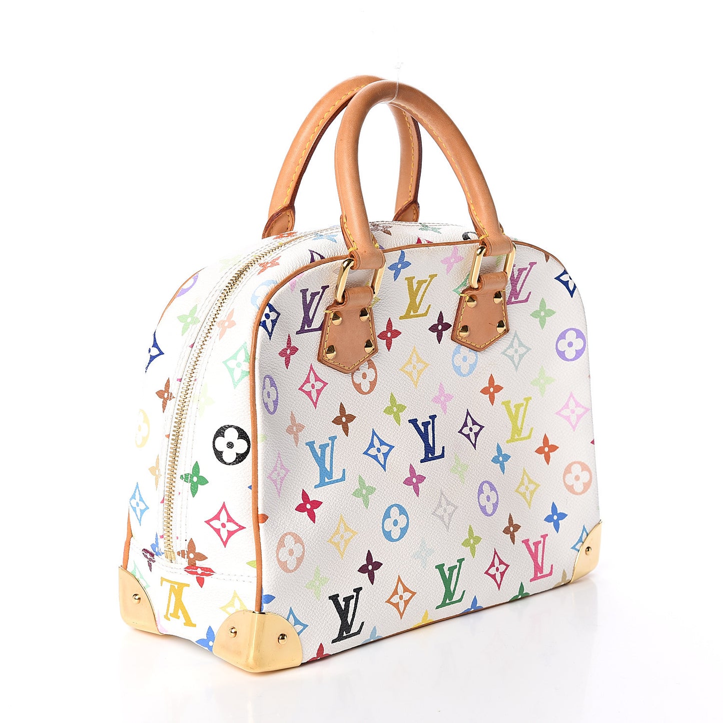 Monogram Multicolor Trouville White