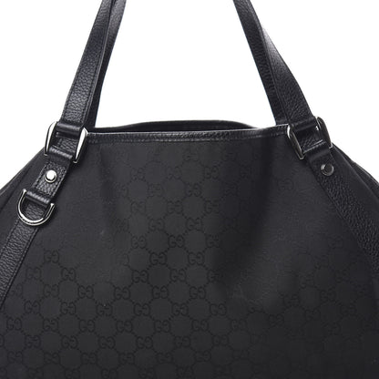 Gucci Nylon Monogram Medium Abbey Shoulder Bag Black 8 of 12