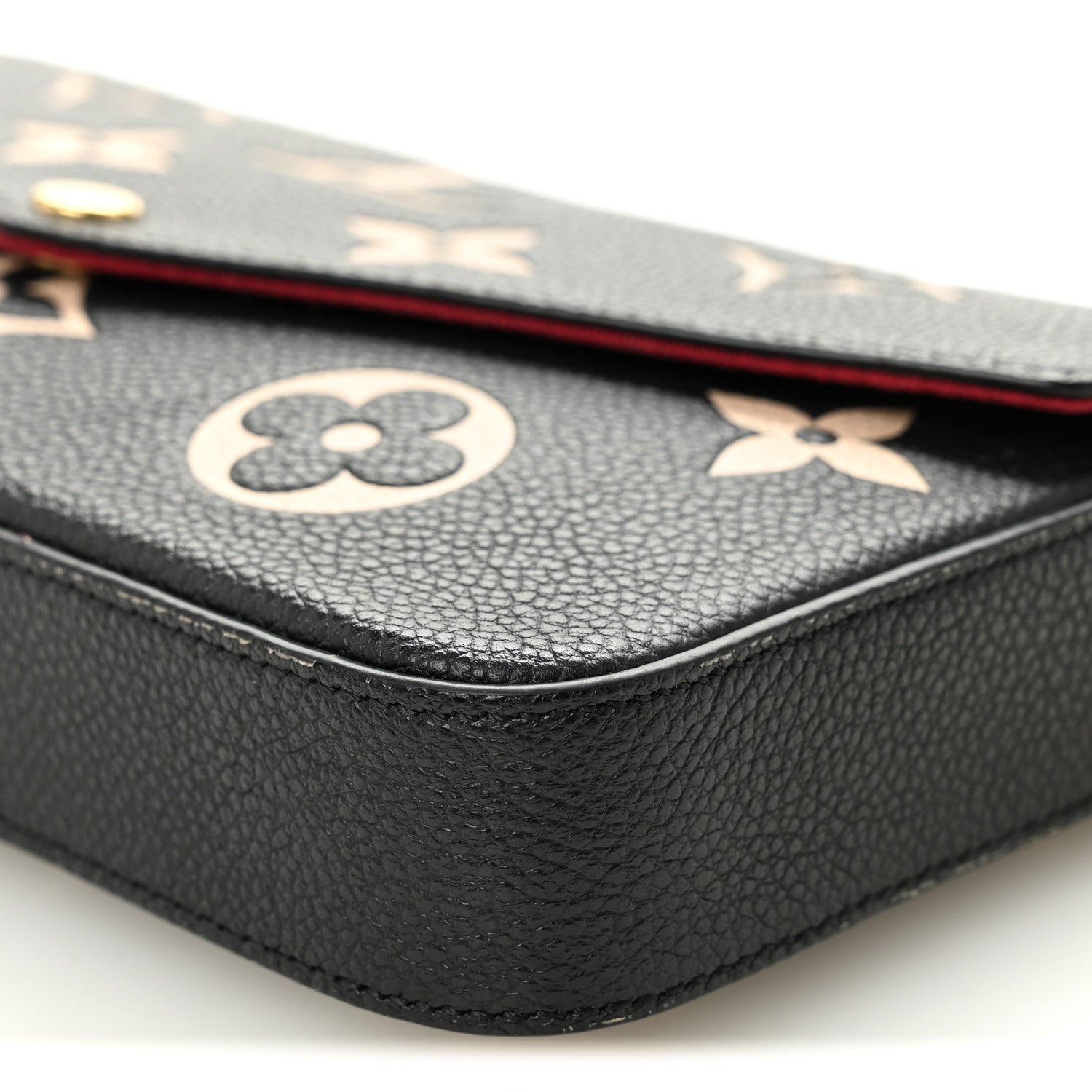Louis Vuitton Empreinte Monogram Giant Felicie Pochette Black Beige 10 of 10
