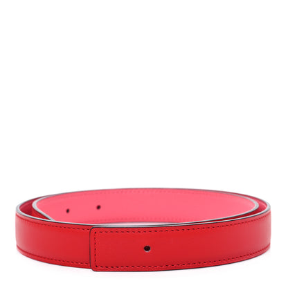 Hermes Epsom 24mm Belt Strap 75 Rose Azalee Rouge De Coeur 1 of 5
