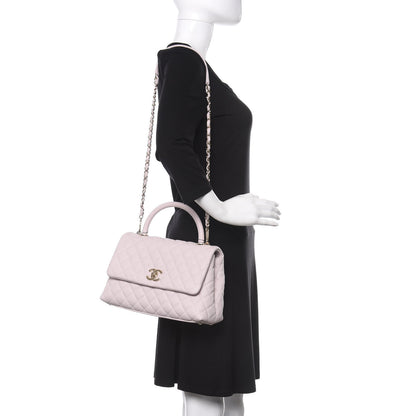 Chanel Caviar Quilted Small Coco Handle Flap Lilas Lilac 2 of 11