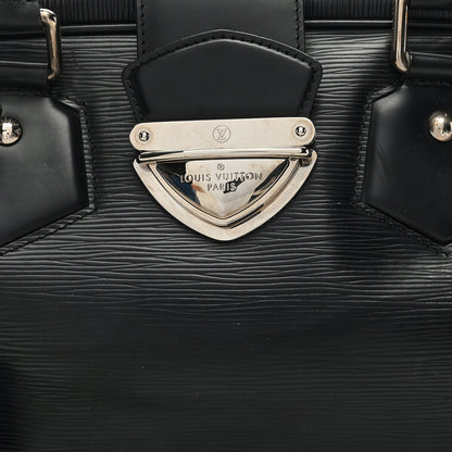 Louis Vuitton LOUIS VUITTON Epi Bowling Montaigne GM Black 7 of 12