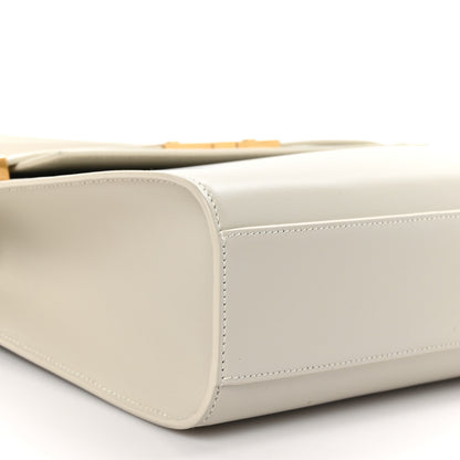 Saint Laurent Smooth Calfskin Manhattan Shoulder Bag Ivory 9 of 11