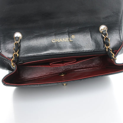 Chanel Lambskin Quilted Small Single Flap Black 5 of 9