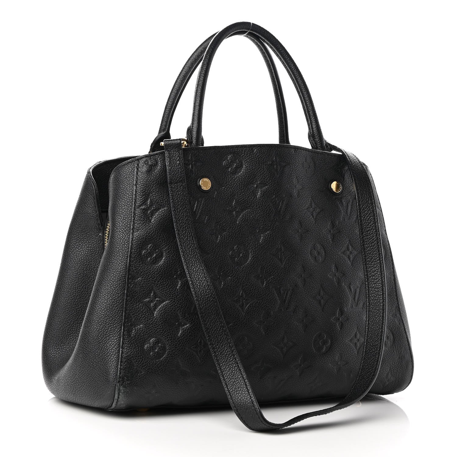 Louis Vuitton Empreinte Montaigne MM Black 3 of 12
