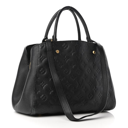 Louis Vuitton Empreinte Montaigne MM Black 3 of 12