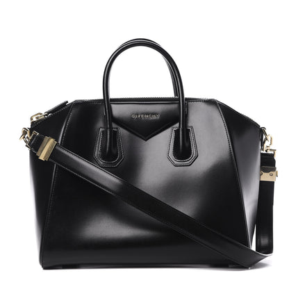 Givenchy Shiny Lord Calfskin Medium Antigona Black 1 of 15